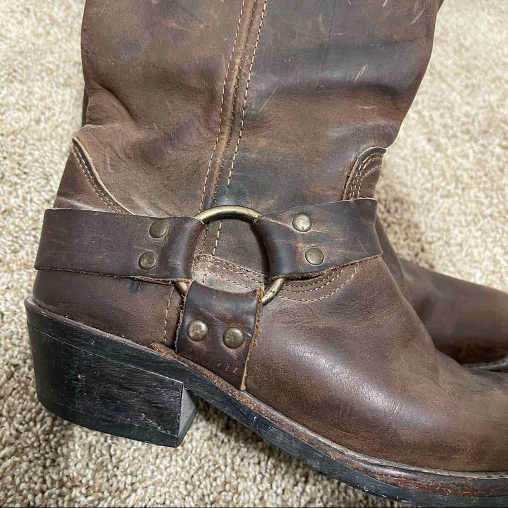 Frye Brown Heeled Boots - Picture 7 of 12